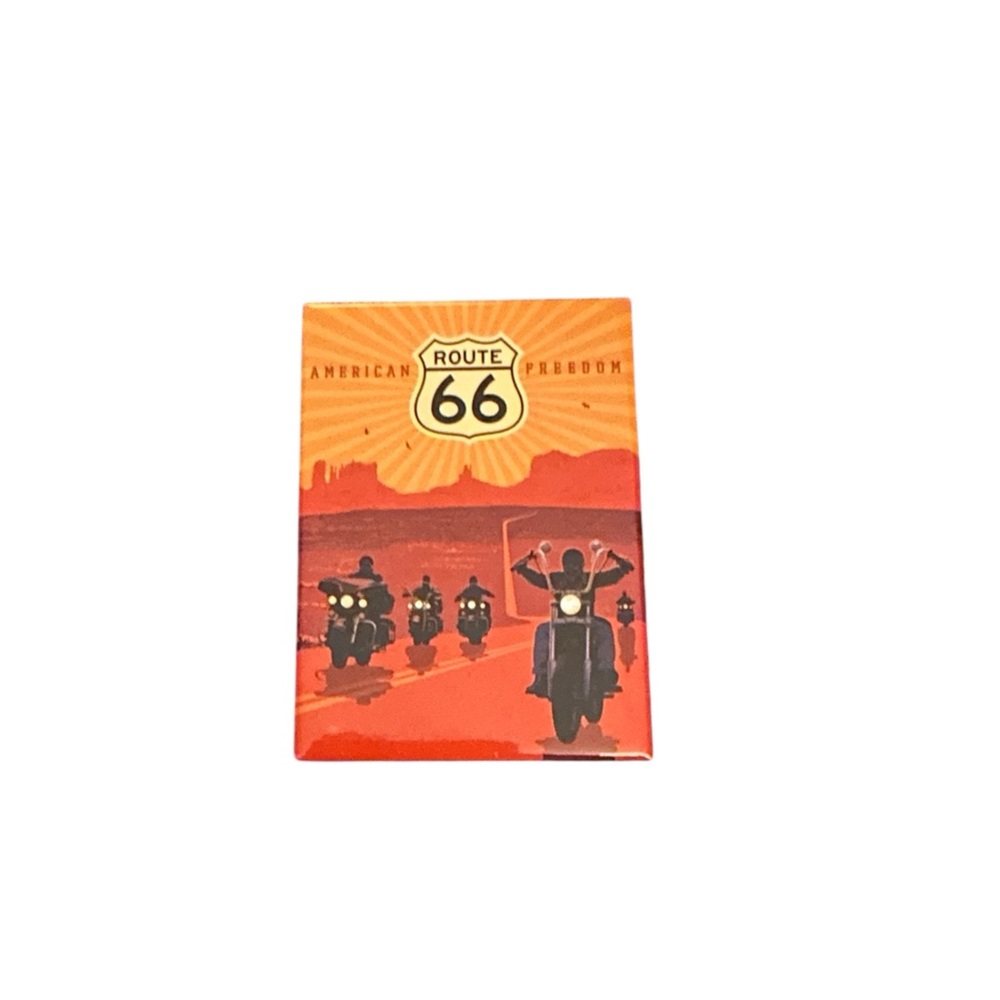 Route 66 American Freedom Canvas Art Magnet